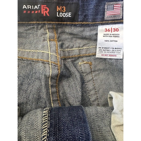 Ariat FR M3 Loose Basic Stackable Straight Leg Jean Size 36 / 30 Flame Resistant - Picture 7 of 10